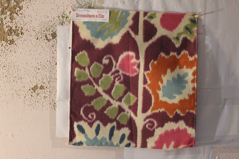 Brunschwig & Fils Rosendal Warp Print Ikat Various Colors and Sizes