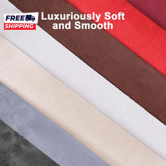 Premium Black Suede Fabric Wrap 17X70 Inch Suede Wrap for Car Interior