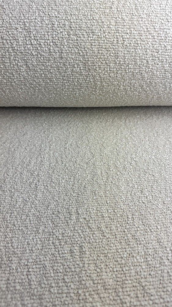 Kirkby Design Gobi in Cream Fabric – Chenille Bouclé Weave – Yardage – Price per
