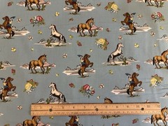 COWGIRL By ECHO PARK PAPER CO RILEY BLAKE COTTON FABRIC HALF YARD