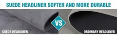 60″x60″ Black Suede Headliner Fabric Soft Touch Auto Interior Roof Liner Sheet