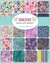 Soulstice Moda Charm Pack 42 100% Cotton 5-inch Precut Cotton Fabric Squares