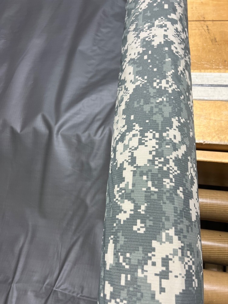 ACU Digital Camo Gorte-Tex Nylon Camouflage Ripstop Waterproof By the Yard