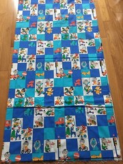 Blue Children Print cotton fabric 62″ Width x 5 Yard For Children ‘s Bedding