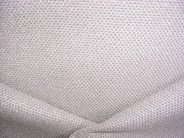 3-5/8 Holly Hunt 1142 Northern Lights Silver Platinum Textured Upholstery Fabric