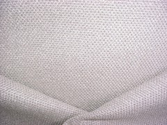 3-5/8 Holly Hunt 1142 Northern Lights Silver Platinum Textured Upholstery Fabric