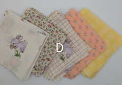 3″ fabric squares – patterns and more- 50 Count – Great For crafts and quilting