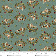 HENRY GLASS – Pennyberry Farm by Kim Diehl – Hip Hop Mogul – Medium Blue 1/4yd