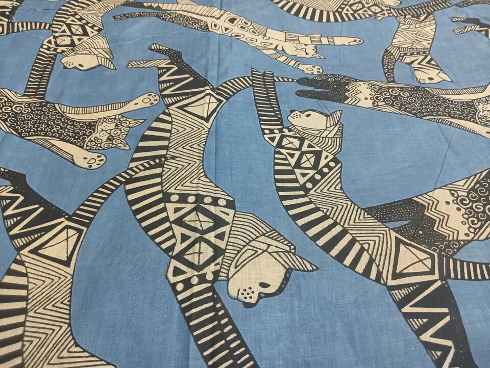 25 Yard Indian Cotton Handmade Print Fabric Sanganeri Hand Block Printed Fabric