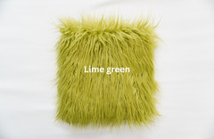Long Hair Faux Fur Fabric Squares & Rectangles Multiple Colors & Sizes