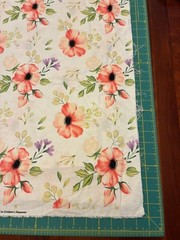 Magic Moon Floral Pastels apparel quilt print home decor fabric two (2) yd piece