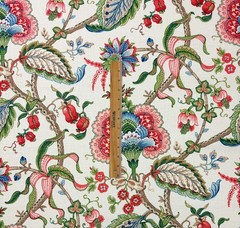 COVINGTON LEICESTER 100 MULTI LARGE FLORAL MULTIPURPOSE FABRIC BY YARD 54″W