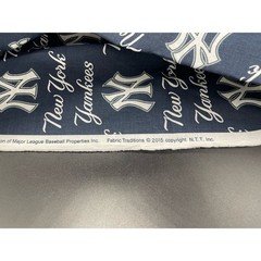 MLB NY New York Yankees Baseball Fabric Licensed 2015 Fabric 58″ W x 38″ L