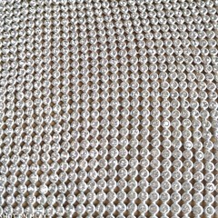 Sparkling Silver Rhinestone Mesh Fabric – Perfect for Costumes & Decor Projects