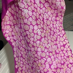 SILK Fuchsia Multicolor FABRIC 16 Yards x 15 Inches Wide or 576 Inches x 15 Wide