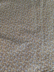 Sm Blue Floral Fabric-By The Half Yd (“Pam’s Prairie Basics”, Marcus Fabrics)