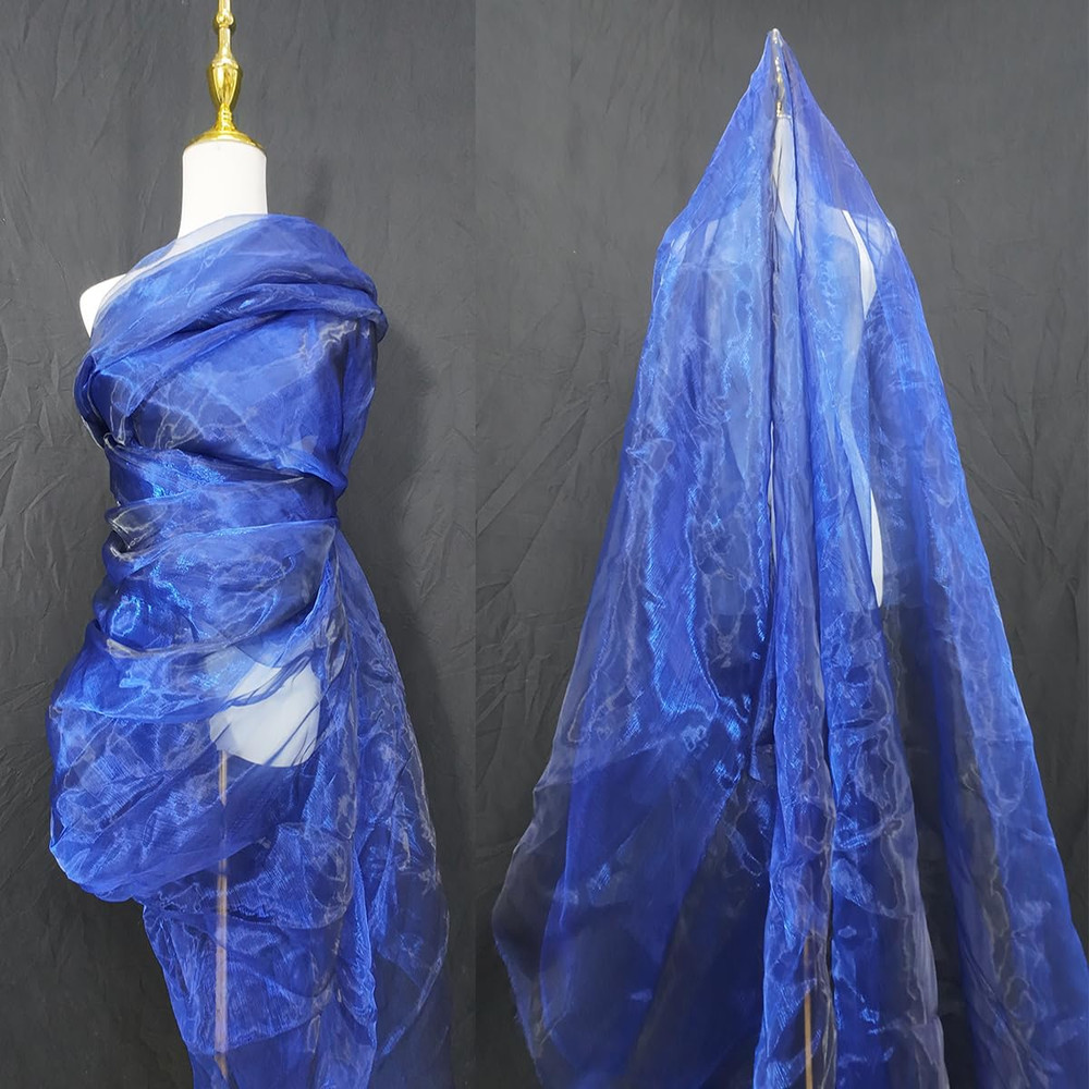 Two Tone Sheer Organza Fabric Iridescent -11 Yard Long,59-Inch Wide – for Diy,Se