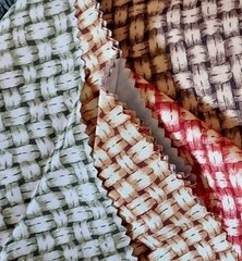 LOT of 4 FABRIC Showroom Samples SUR LA GRASSE REMNANTS 26″x 26″ AUGUST SALE