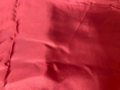 Fabric Lot 6 Yds 46 W Wine Burgundy Red Utility Lining Apparel Costume