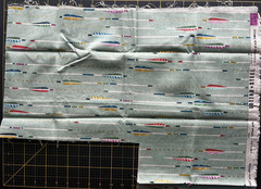 Cotton + Steel / Melody Miller /linen/cotton canvas Mustang Arrows metallic 2014