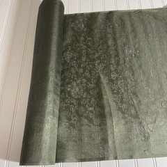 SILK Olive green, FABRIC 5 Yards x 22 Inches Wide or 180 Inches x 22 Wide