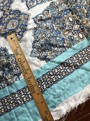 1.6Yards 60% Silk 40%Cotton Satin Fabric 50”Width Dress Blouse Shirt￼