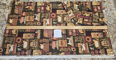3 Yard Kansas Song Susan Winget Benartex Cotton Fabric Farm Animals New Uncut