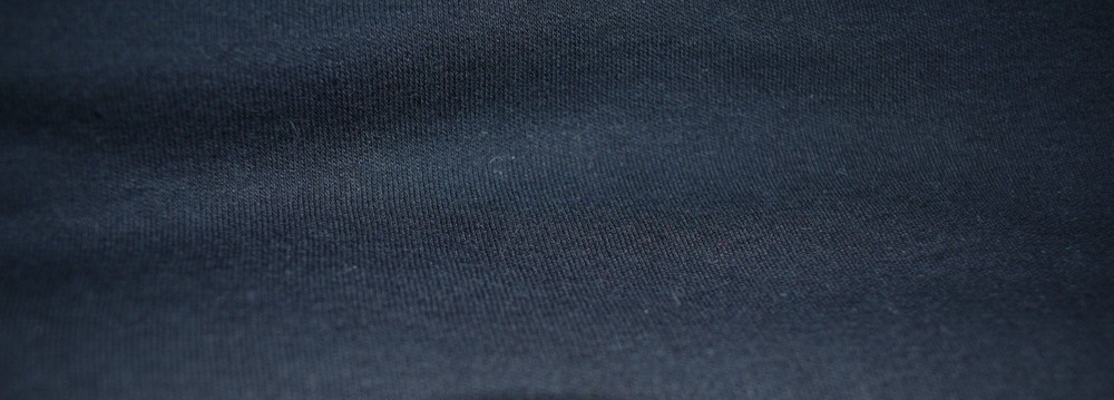 NAVY BLUE KNIT 2 WAY STRETCH COTTON BLEND FABRIC 68X42 INCHES 1.8 YARDS