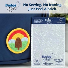 Fabric Patch Adhesive Double Sided Tape No Sew Iron Safe for Uniforms Vests