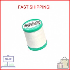Coats Dual Duty Plus Button & Carpet Thread 50yd – White
