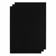 Lot Felt Fabric Adhesive Sheet Black Multipurpose Sticky Glue Velvet Sheet 8×12″