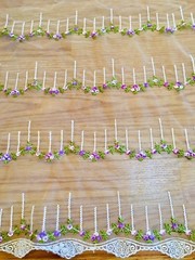 Floral Embroidered Organza Fabric for Sewing/Crafts/Bridal/55″ Wide