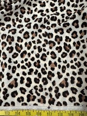 Leopard or Cheetah Spots Animal Print – 100% Rayon Challis Fabric