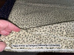 By 1/2 Yd Winter Frost Branches & Berries ~ Farmyard Creations Clothworks Fabric