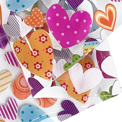 | Printed TPU Jelly Faux Leather 12 X 53 Inches Transparent Clear Jelly Vinyl Gr