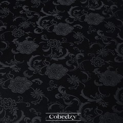 Cobedzy Black Satin Fabric by The Yard – 1 1 60 Inches Wide,