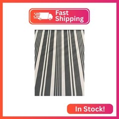 Upholstery Moroccan White on Grey Waterproof Outdoor Canvas Fabric 60″ Wide (Gre