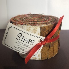 Strips Roll 100% cotton fabric quilt strips, 8 Designs, 3 Of Each