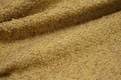 Mercer Mustard Mottled Harvest Gold Boucle Crypton Home Upholstery Fabric