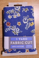 David Textiles Blue Floral Scroll Fabric – 1 Yard Cut (36″x44″) 100% Cotton