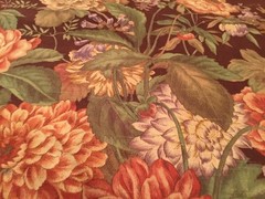 P.KAUFMANN FABRIC DECORATOR WEIGHT FLORAL 180”x 54”