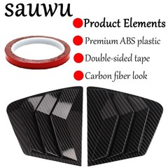 2-pcs for Honda Civic 9th Sedan 2012 2013 2014 2015 Accessories Sporty Car Au…