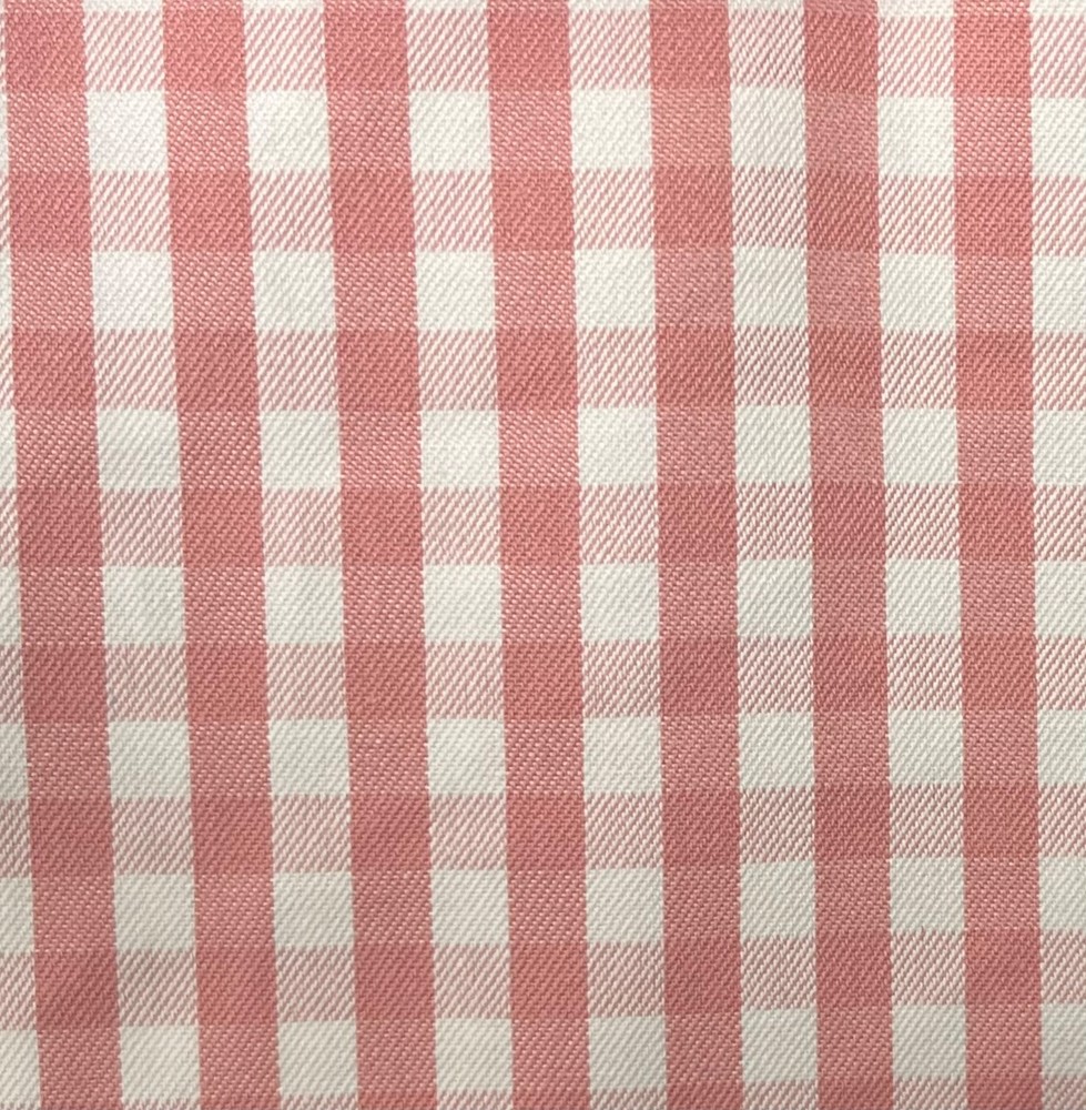 IKEA 5 Yards 60” Berta Ruta Pink Mauve White Check Home Decor Decorator Fabric