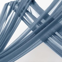 Dusty Blue Wedding Arch Draping Fabric – 2 Panels, 29″x20FT Sheer Gauze Curtains
