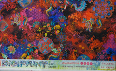RJR Flourish Cotton Digiprint Bright Mod Paisley Quilting Fabric BT Half Y #4