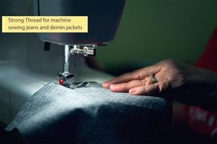 UV Resistant – Simthread Heavy Duty Outdoor Thread for Sewing Black | Works well
