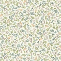 1/2 Yard Fabric – Little Ones | Foliage Cream by Makower UK for Andover Fabrics