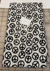 3 pieces of Island Batik Black & White Batik Fabric – over 1 3/4 yards total