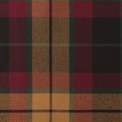 MacMillan Black Modern Tartan Fabric Poly Viscose Wool Free 60″ Wide UK Woven