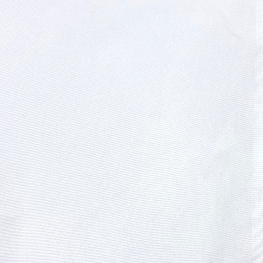 TWILL FABRIC 100% BRUSHED COTTON MADE IN USA COLOR WHITE 7.5 OZS 59″ WIDE BY YD